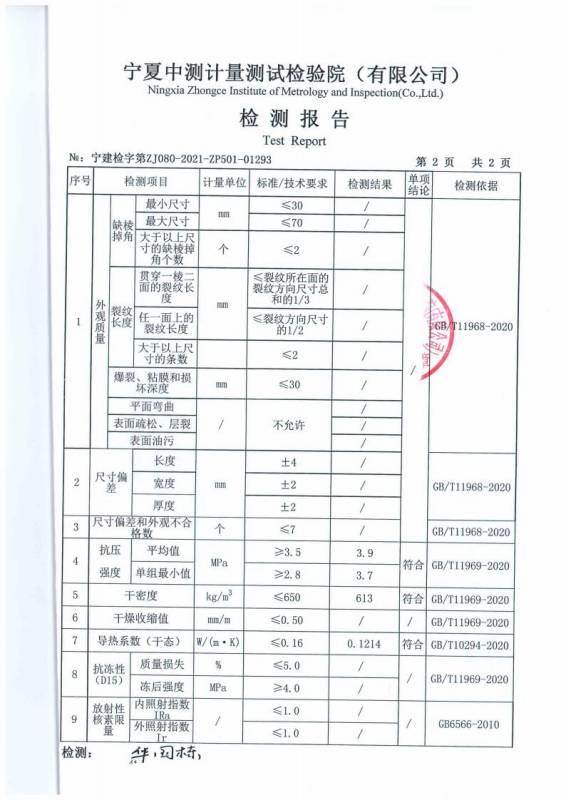 产品检测报告(600 240 200)A3.5  B06